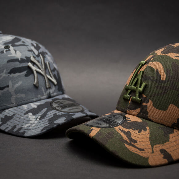 New Era Seasonal Camo Los Angeles Dodgers 9FORTY Woodland Camo Strapback Cap