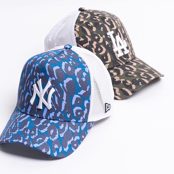 New Era 9FORTY Trucker Wild Camo New York Yankees Snapback ATB Cap