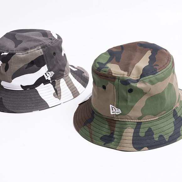 New Era Patterned Tapered Urban Camo Bucket Hat