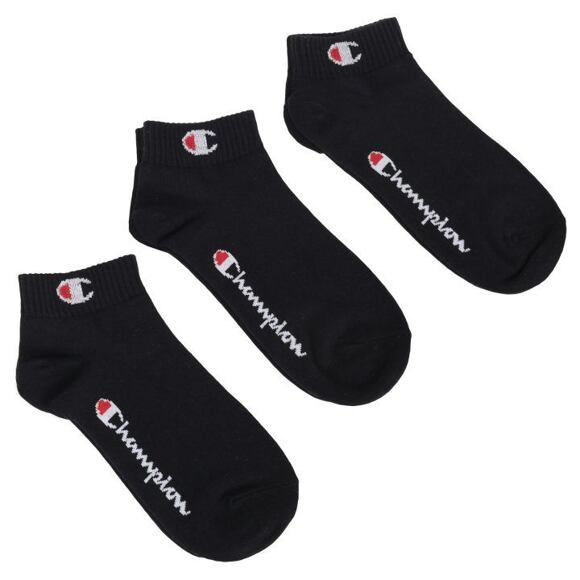 Champion 3pk Quarter Socks NBK/NBK/NBK