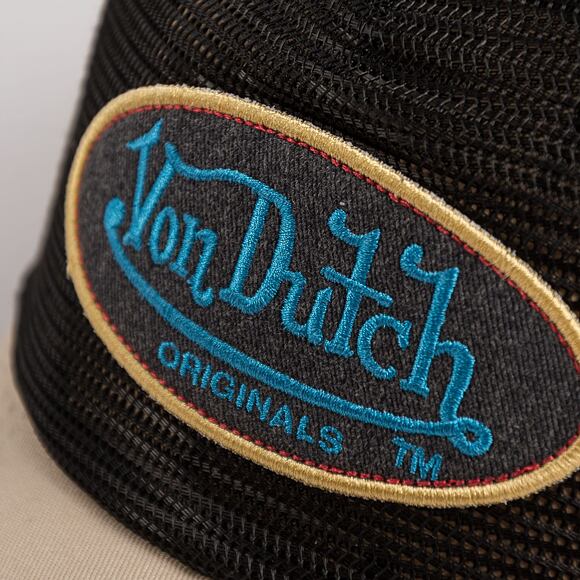 Von Dutch Trucker Boston Mesh Black Cap