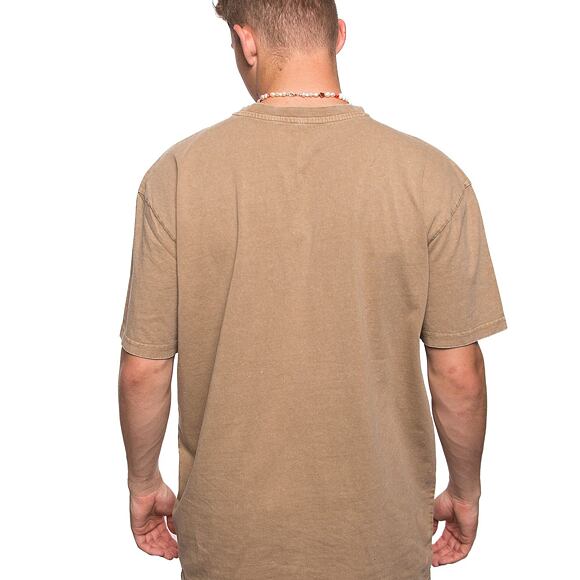 Triko Brandit Acid Washed Heavy Oversized Tee Unionbeige