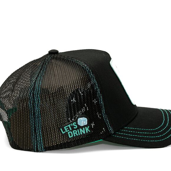 Kšiltovka Capslab Trucker - Blue Lagoon - Black / Cyan