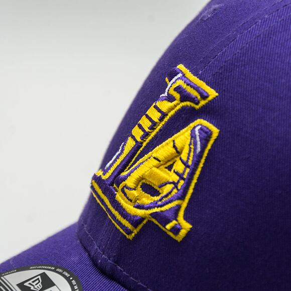 New Era 9FORTY NBA Team Logo Infill Los Angeles Lakers Purple Cap