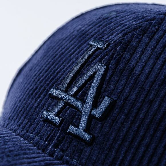 Kšiltovka New Era - 9FORTY Cord - LA Dodgers - Navy / Navy