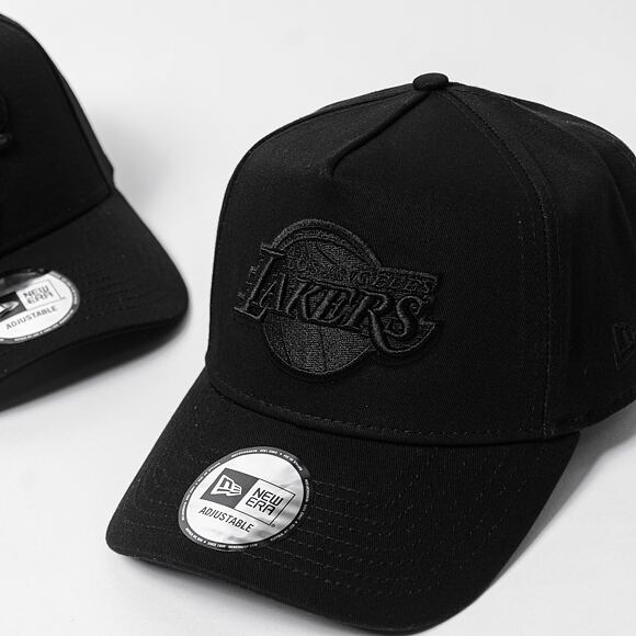 Kšiltovka New Era - 9FORTY A-Frame Monochrome - LA Lakers - Black