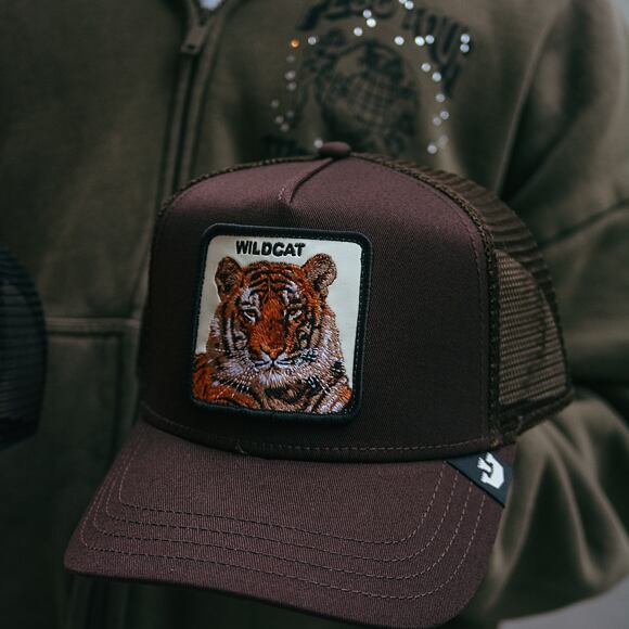 Kšiltovka Goorin Trucker - The Wildcat Tiger - Brown