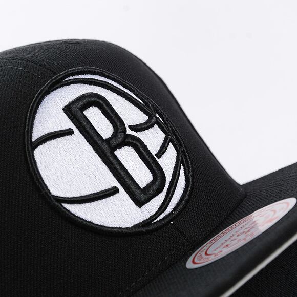 Kšiltovka Mitchell & Ness - Evergreen Black/White Snapback - Brooklyn Nets - Black