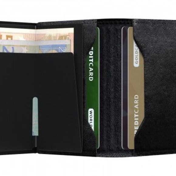 Peněženka Secrid Twinwallet Emboss Lines Black