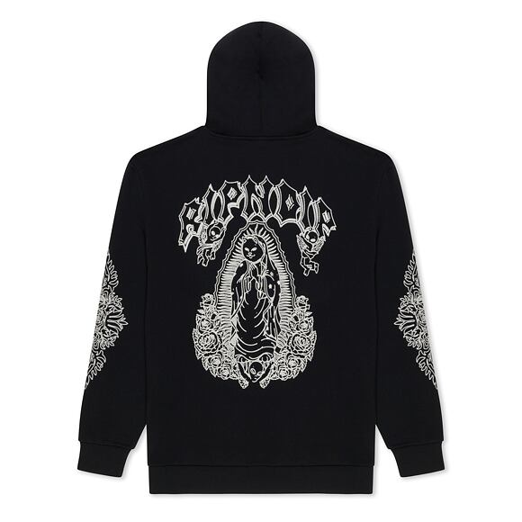 Mikina na zip Rip N Dip - Mother Nerm Zip Up Hoodie - Black