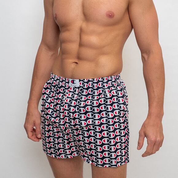 Champion Loose Boxer Premium C Navy Print Briefs