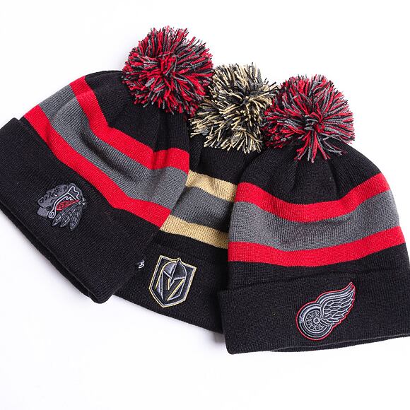 '47 Brand NHL Chicago Blackhawks Breakaway Cuff Knit Black Winter Beanie