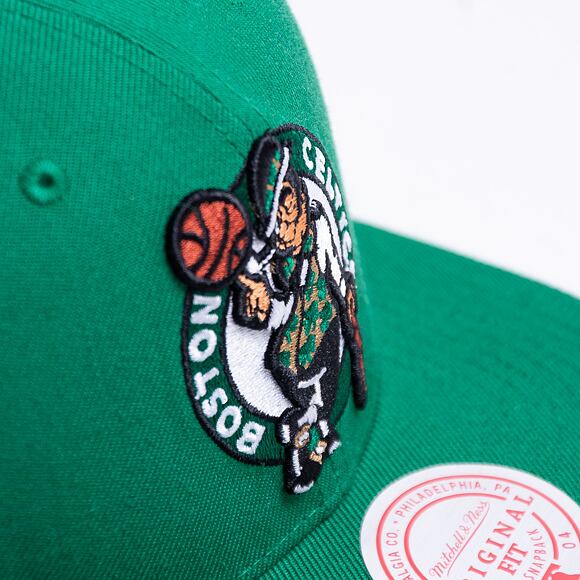 Mitchell & Ness Team Ground 2.0 Snapback Boston Celtics Green Cap