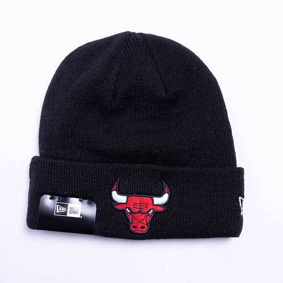 New Era NBA Essential Knit Cuff Chicago Bulls Black Winter Beanie