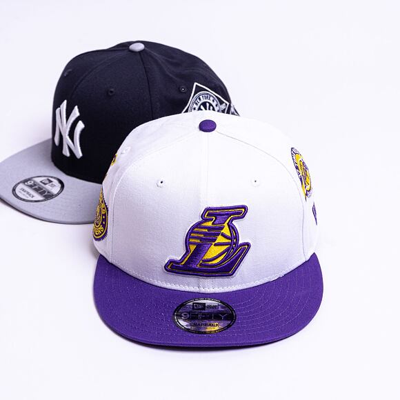 New Era 9FIFTY NBA All Over Patch  White Cap