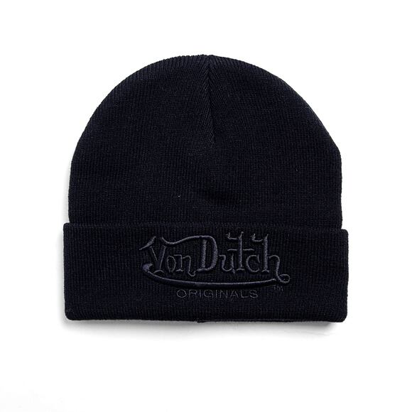 Von Dutch Flint Beanie Acryl Black