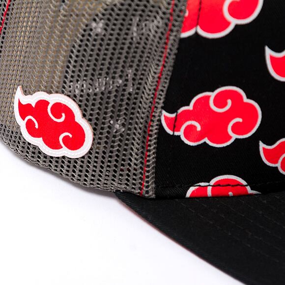 Kšiltovka Capslab Naruto - Itachi Uchiha Flat Black / Red