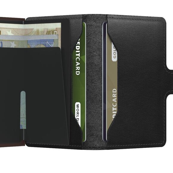 Peněženka Secrid Miniwallet Original Black & Brown