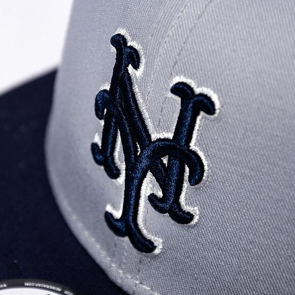 Kšiltovka New Era 9FIFTY MLB Patch New York Mets Retro - Graphite / Navy