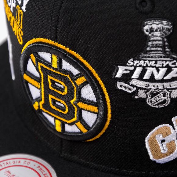 Kšiltovka Mitchell & Ness World Champs Snapback NHL Boston Bruins Black