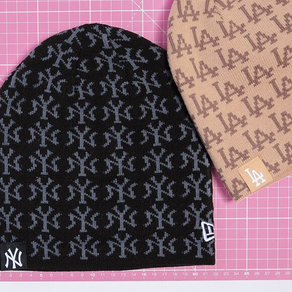 Kulich New Era - Jacquard Skull Beanie - NY Yankees - Black