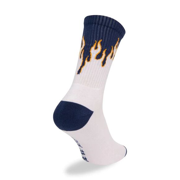 Ponožky New Era - Flame Crew Socks - White / Orange