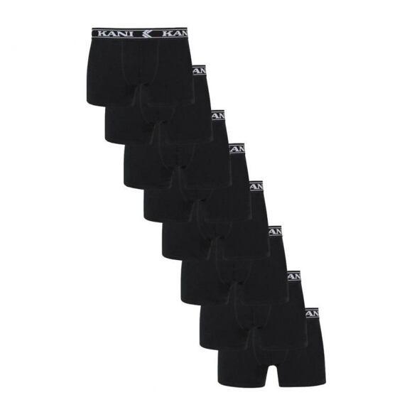 Balení Pánských Boxerek Karl Kani Retro Tape 8 Pack Boxer Briefs black