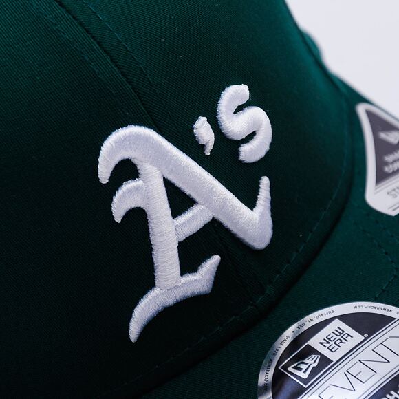 Kšiltovka New Era - MLB 9SEVENTY Stretch-Snap - Oakland Athletics - Dark Green