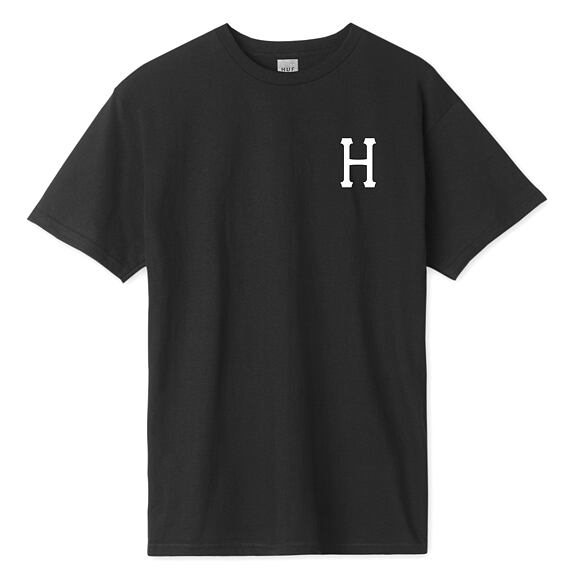 HUF Essentials Classic H T-Shirt Black