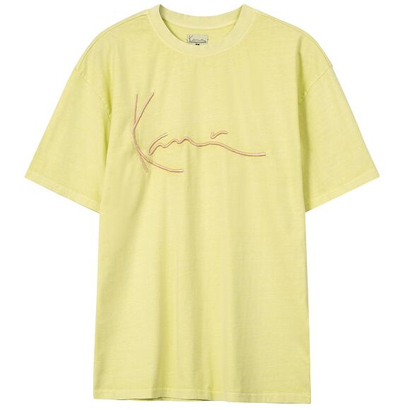 Karl Kani Signature Destroyed Tee Light Yellow T-Shirt