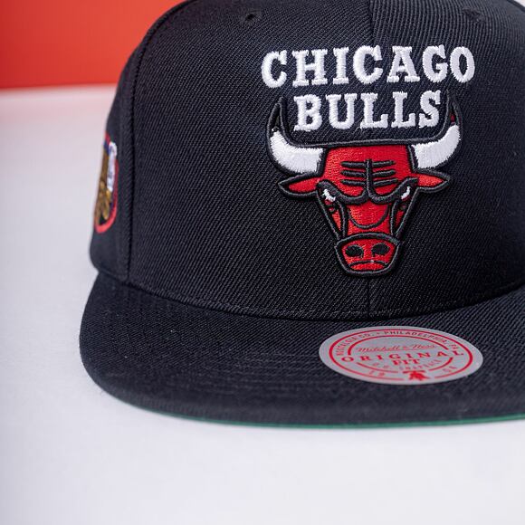 Mitchell & Ness Top Spot Snapback HWC Chicago Bulls Black Cap