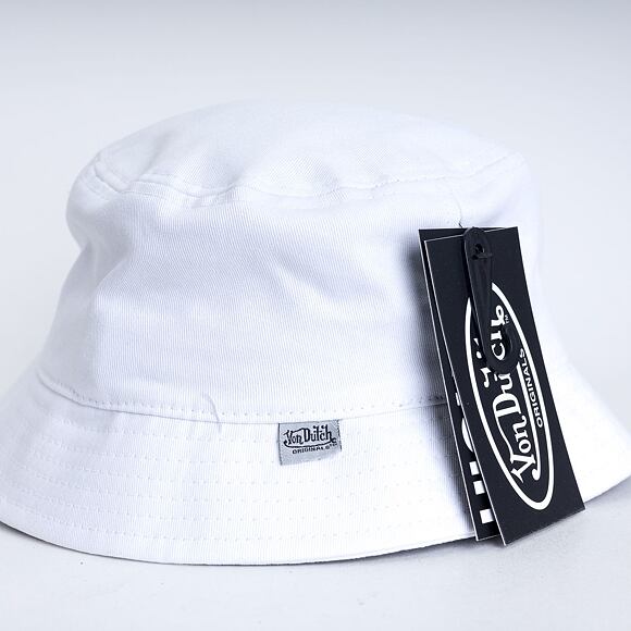 Von Dutch Phoenix Bucket Cotton Twill White Hat