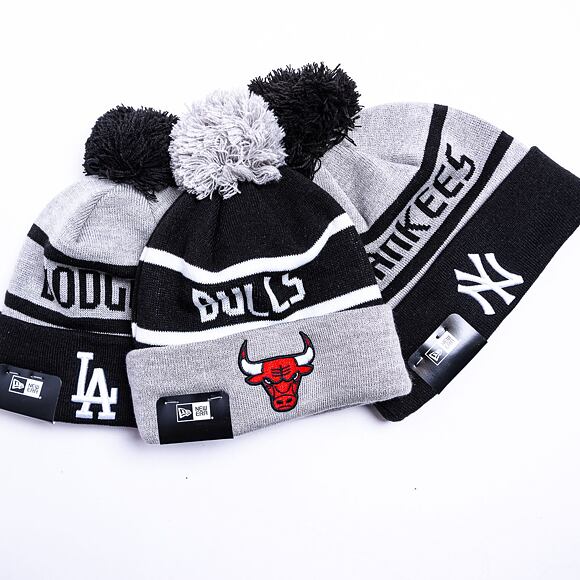 New Era MLB Jake Cuff Beanie New York Yankees Heather Grey / Team Color