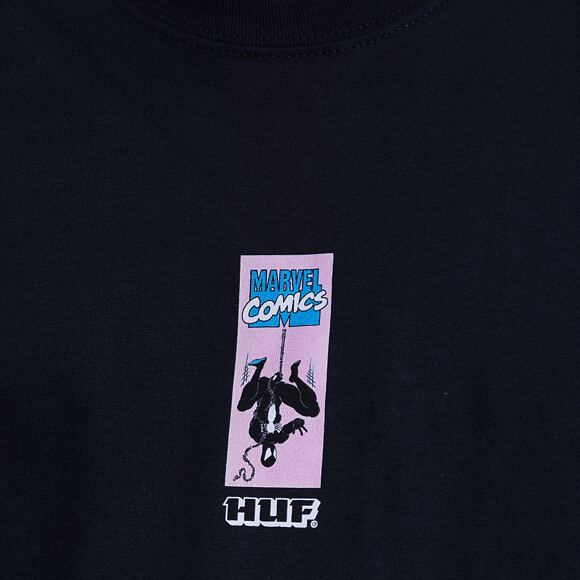 HUF x Spider-Man Hangin Out T-Shirt black Tee