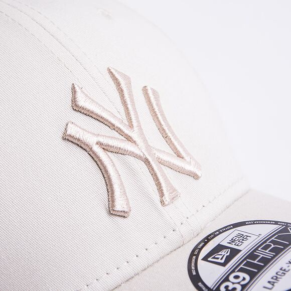 New Era 39THIRTY MLB League Essential New York Yankees Stone / Stone Cap