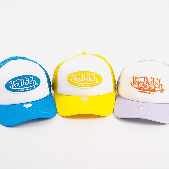 Von Dutch Trucker Tampa Foam White/Blue Cap