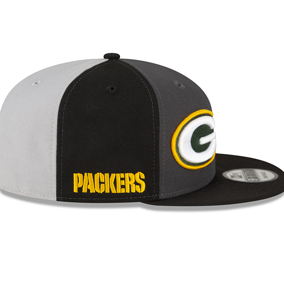 Kšiltovka New Era 9FIFTY NFL Sideline 23 Green Bay Packers Graphite