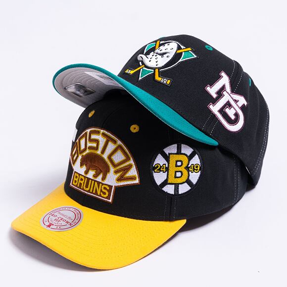 Kšiltovka Mitchell & Ness Overbite Pro Snapback Vntg Boston Bruins Black