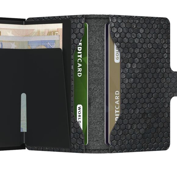 Peněženka Secrid Miniwallet Hexagon Black