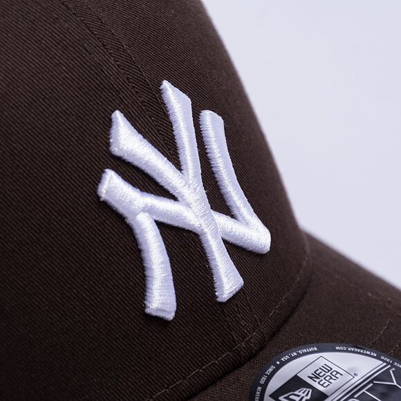 Kšiltovka New Era - 9FORTY League Essential - NY Yankees - Brown / White