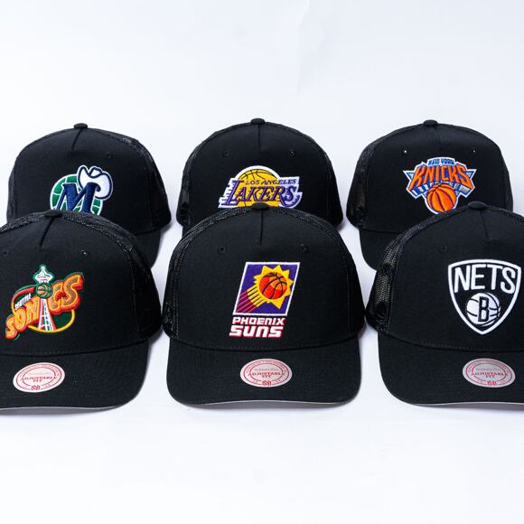 Kšiltovka NBA Monogram Trucker Hwc Seattle Supersonics Black