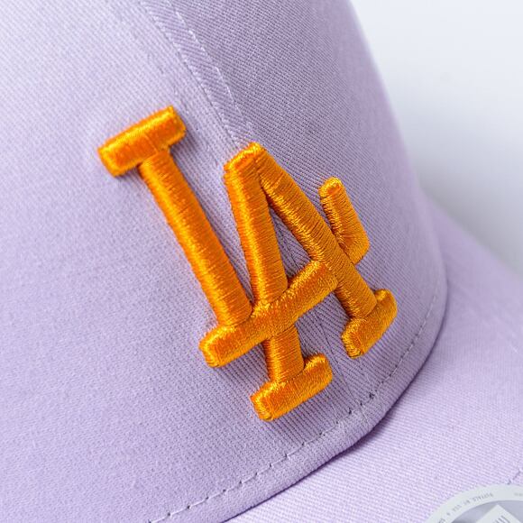 Dámská kšiltovka New Era - 9FORTY League Essential - LA Dodgers - Pastel Purple / Orange