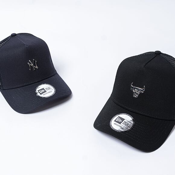 Kšiltovka New Era - 9FORTY Trucker Metallic Trucker - NY Yankees - Navy