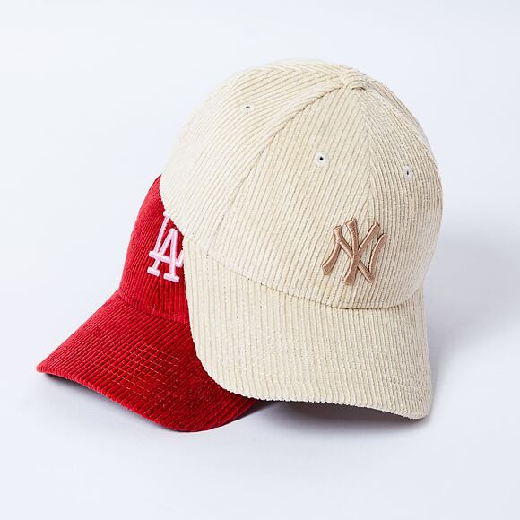 Dámská kšiltovka New Era - 9FORTY Cord - NY Yankees - Beige