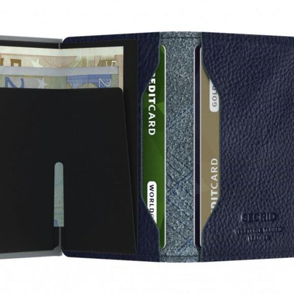 Peněženka Secrid Miniwallet Stitch Linea - Navy