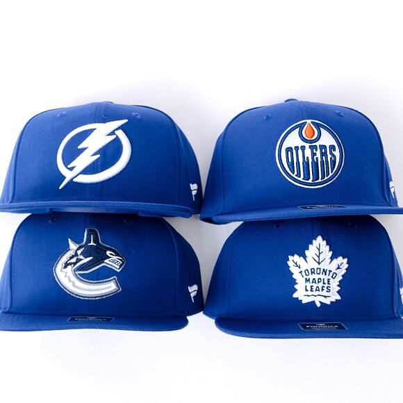 Kšiltovka Fanatics - Toronto Maple Leafs - A/CAP Str Mid Crn Adj Sqv Sbk - Blue Cobalt