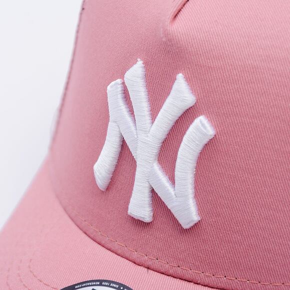 Dětská Kšiltovka New Era - MLB Essential 9FORTY Trucker - NY Yankees - Pink / White