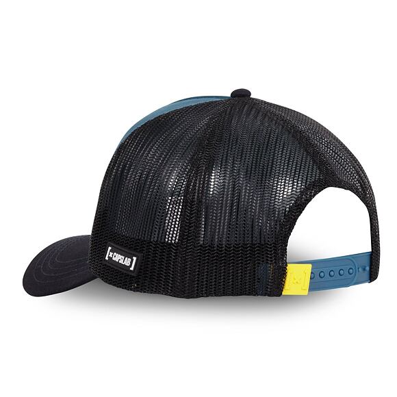 Kšiltovka Capslab - Trucker Black Panther - Night Blue