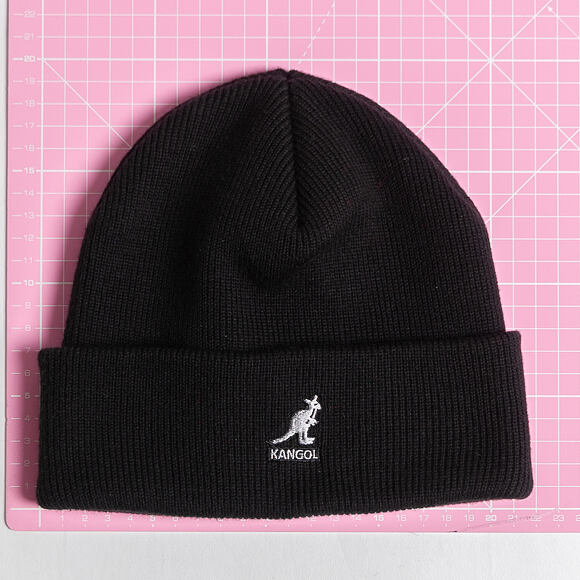 Kangol Acrylic Pull-On Black/White Winter Beanie