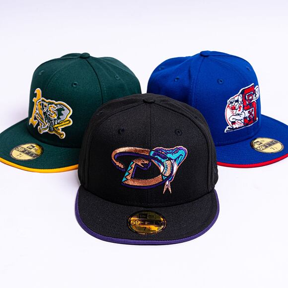 New Era 59FIFTY MLB Team Color Split 5 Arizona Diamondbacks Black Cap